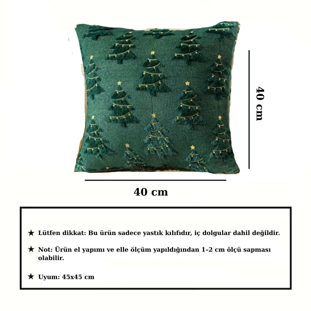 Noel Yastık Kılıfı