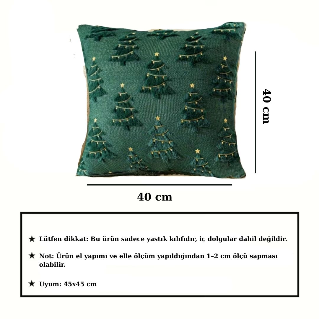 Noel Yastık Kılıfı